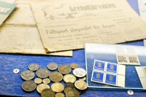 Gehören zum alten Eisen - Schwedische Münzen. Barzahlen früher