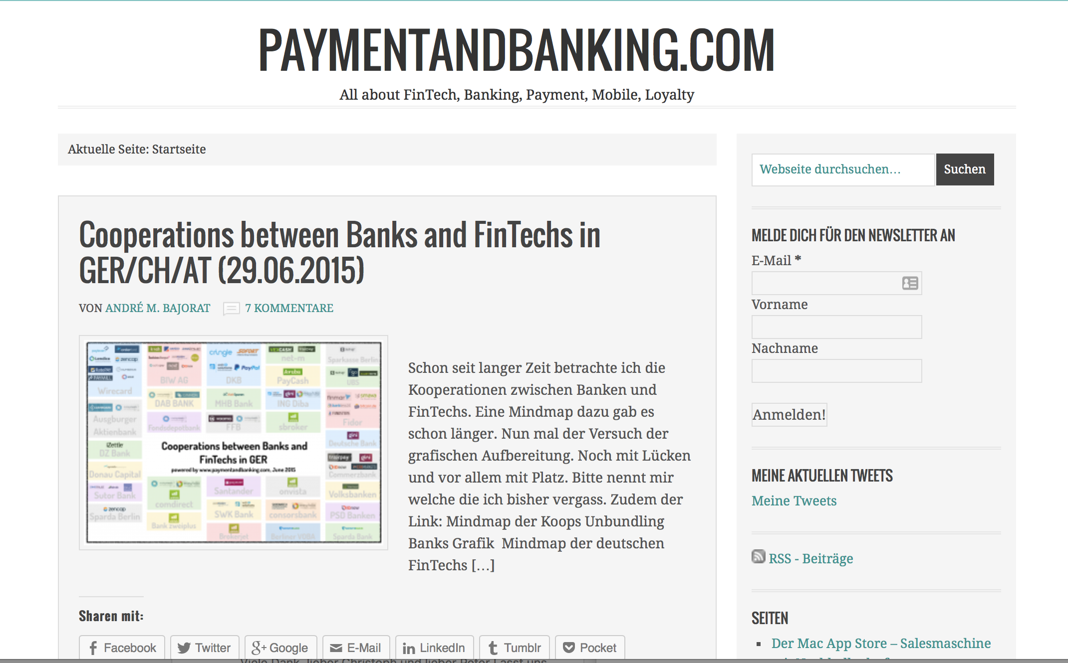 In eigener Sache: Paymentandbanking verabschiedet sich...
