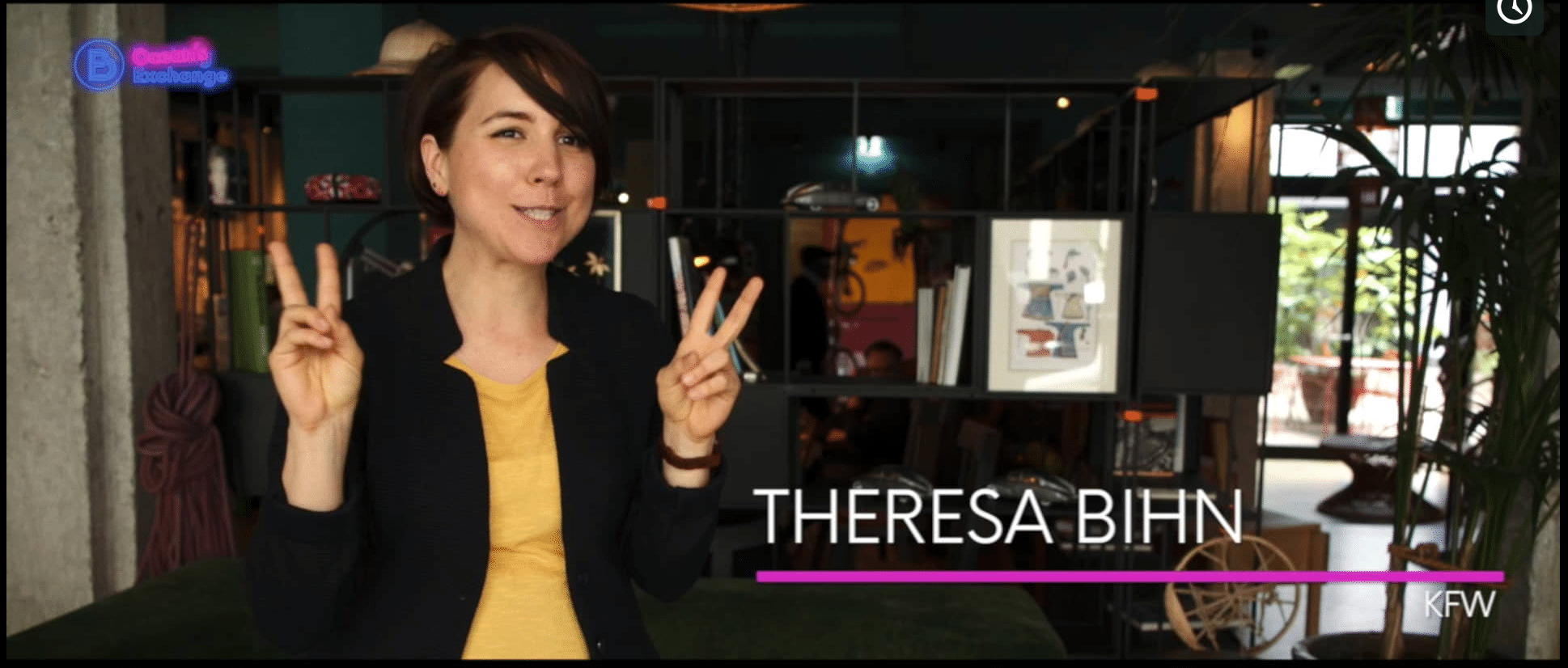 Warum die Arbeitswelt in Zukunft „agil, türkis und weiblich“ ist - Video Interview mit Theresa Bihn auf der BEX20
