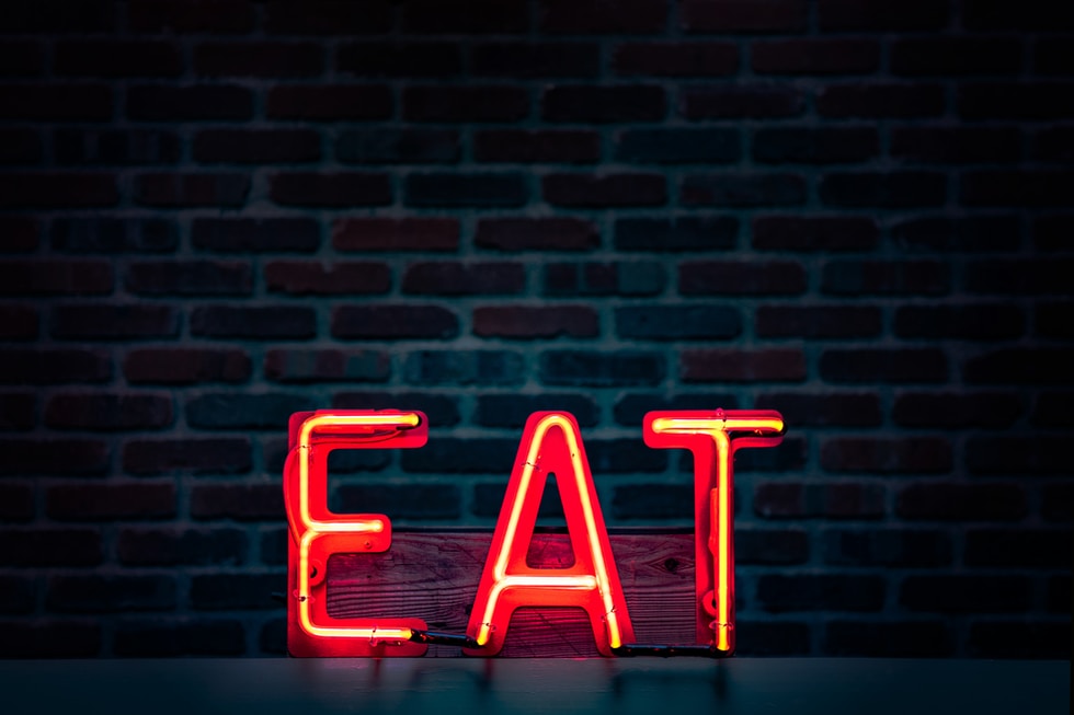EAT LED signage